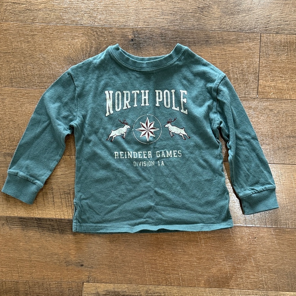 Little Co Toddler Long Sleeve Christmas T Shirt